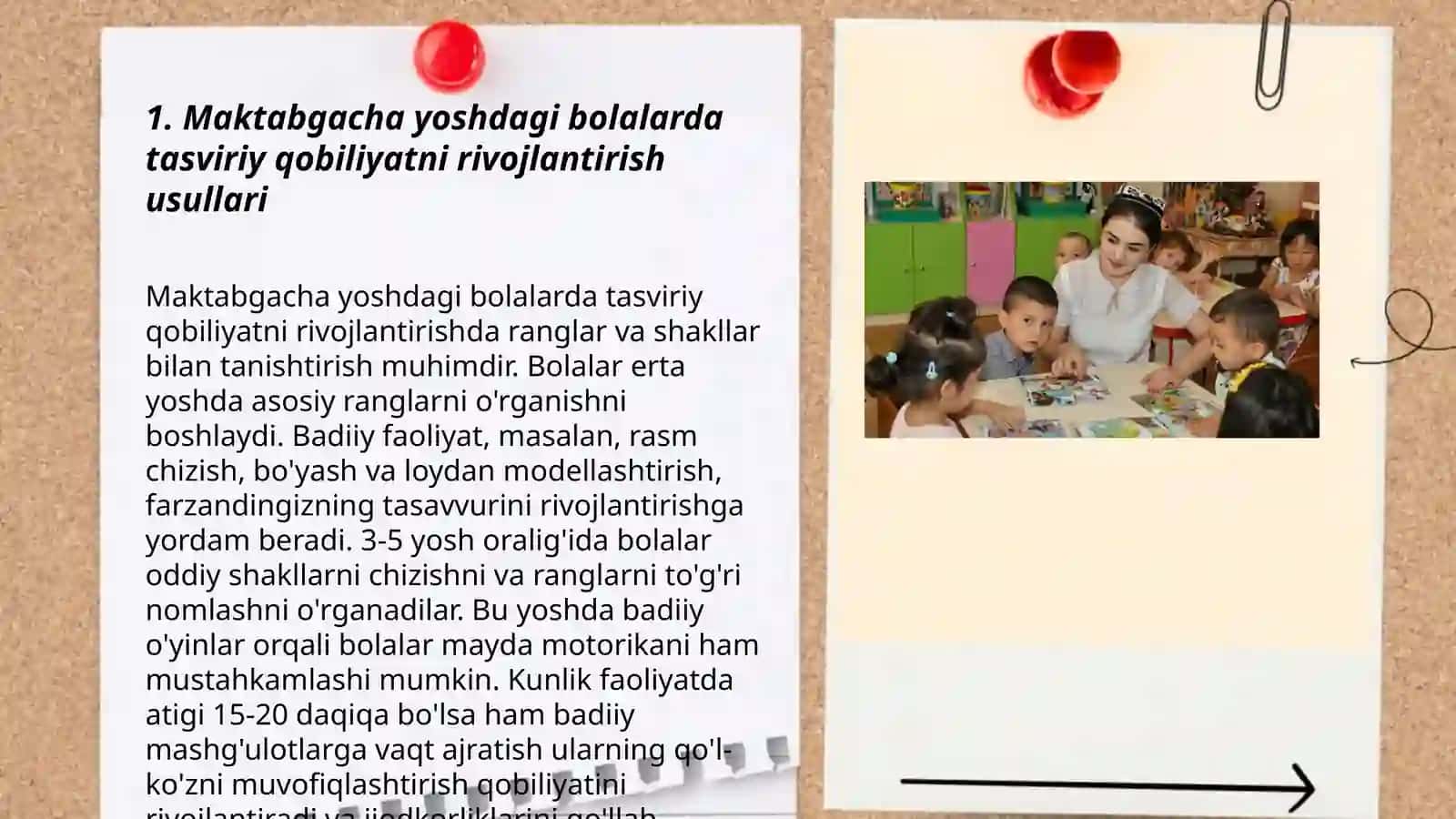 Maktabgacha yoshdagi bolalarni tasviriy qobiliyati va ijodkorligini rivojlantirish 3
