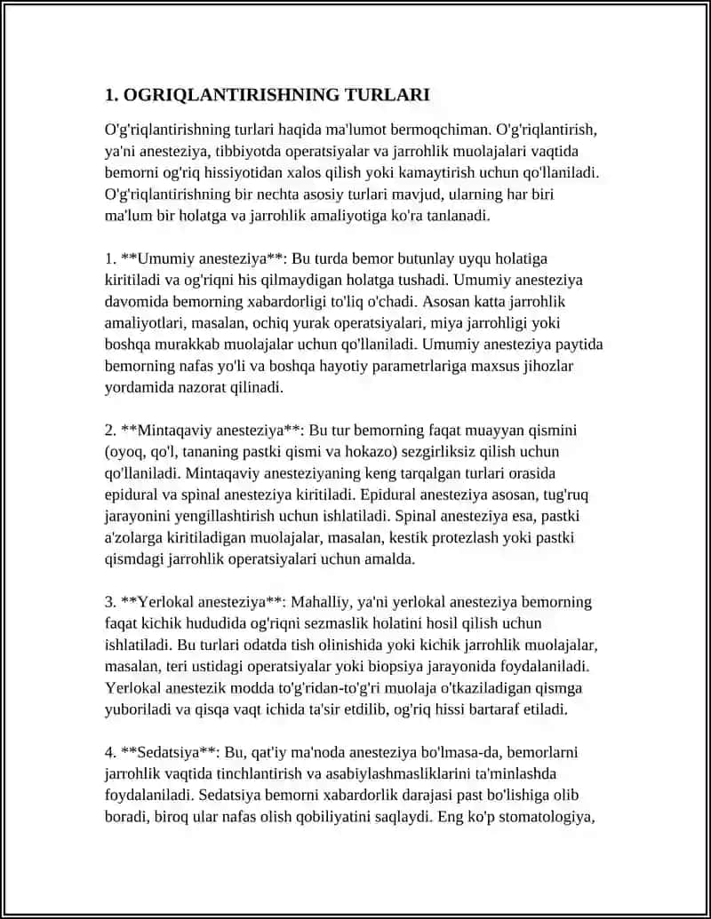 OGRIQLANTIRISH ASOSLARI.BEMORNING OPERATSIYAGA RUXIY TAYYORLASH. KRIZIS BULGAN XOLDA MASLAXAT BERISH 3