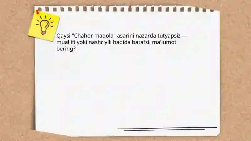 Chahor maqola 3