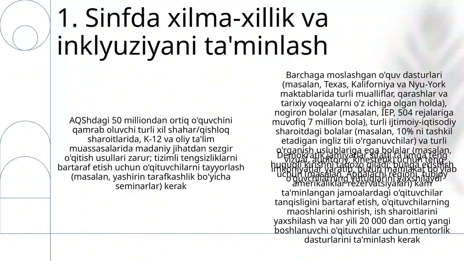 Demokratik jamiyatda o'qituvchilik kasbi va Unga qo'yiladigamn talablar 3