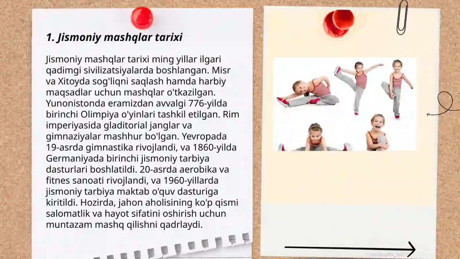 Jismoniy mashqlar tarixi 3