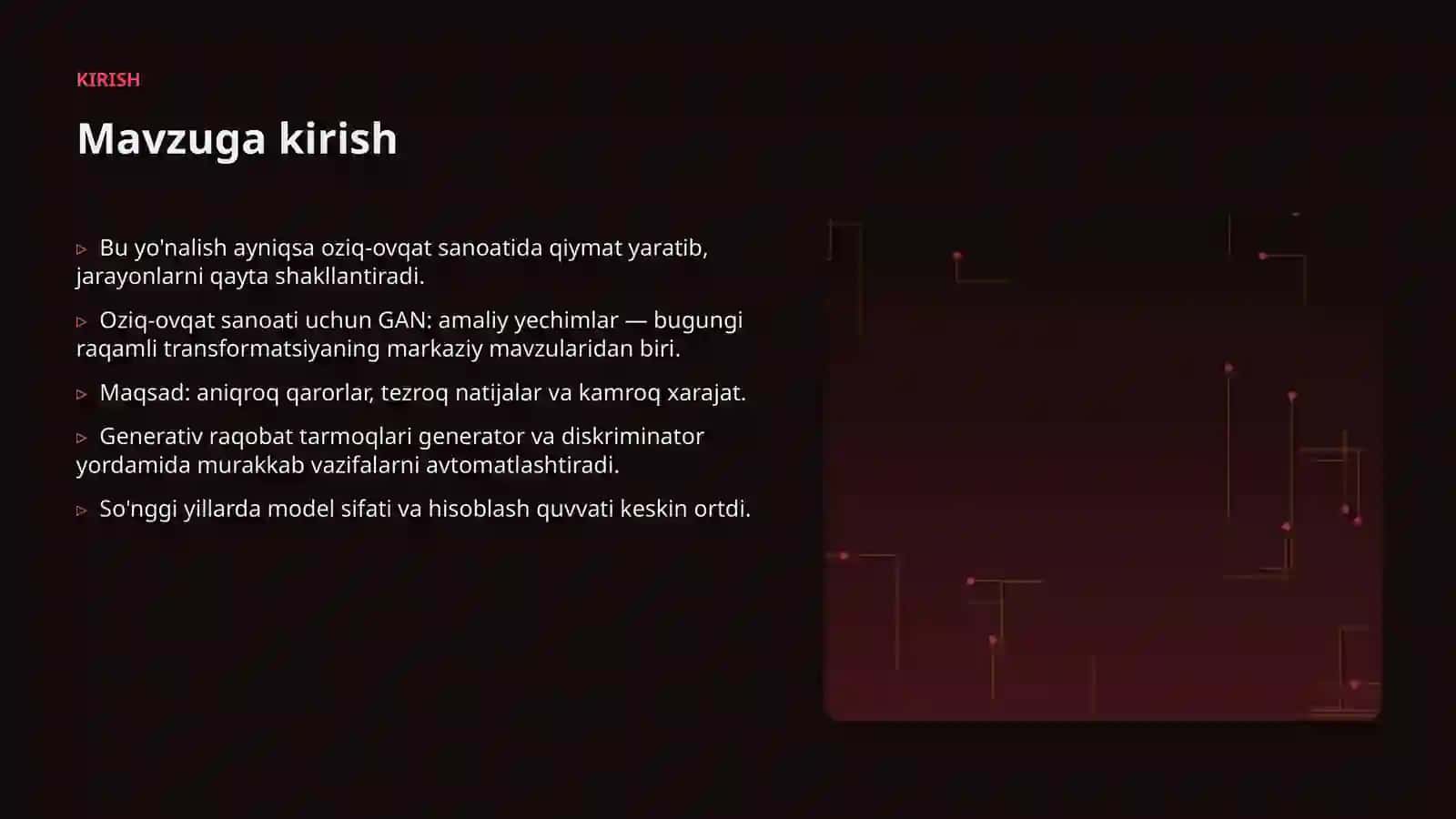 Oziq-ovqat sanoati uchun GAN: amaliy yechimlar 3