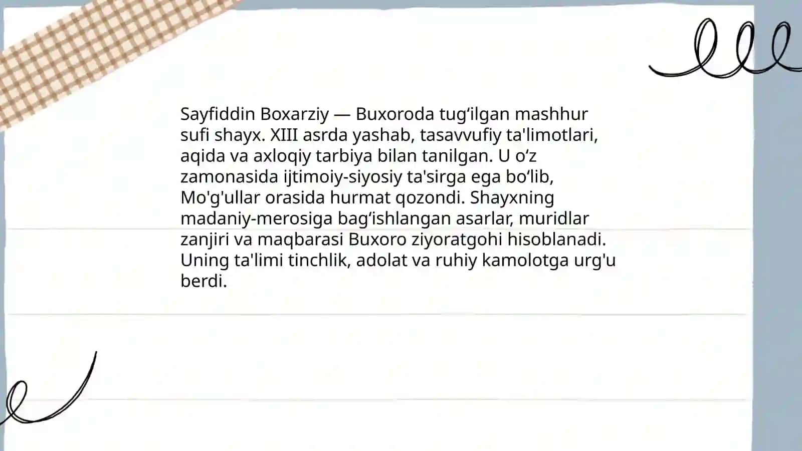 Mo'g'ullarni hayratga qoldirgan shayx: Sayfiddin Boxarziy tarixi 3