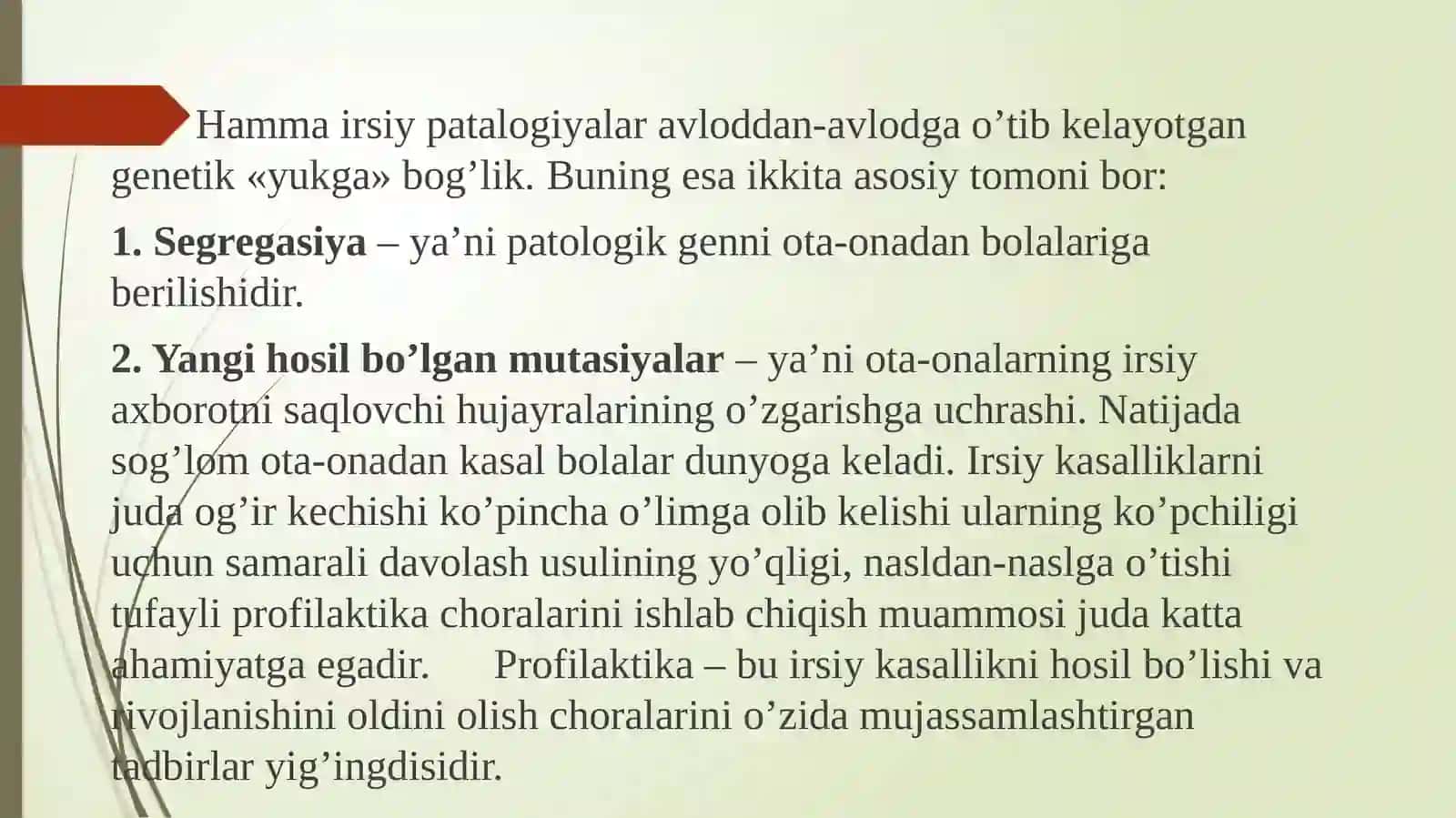 Irsiy kаsаlliklаr.Tibbiy gеnеtik mаslаhаt 3