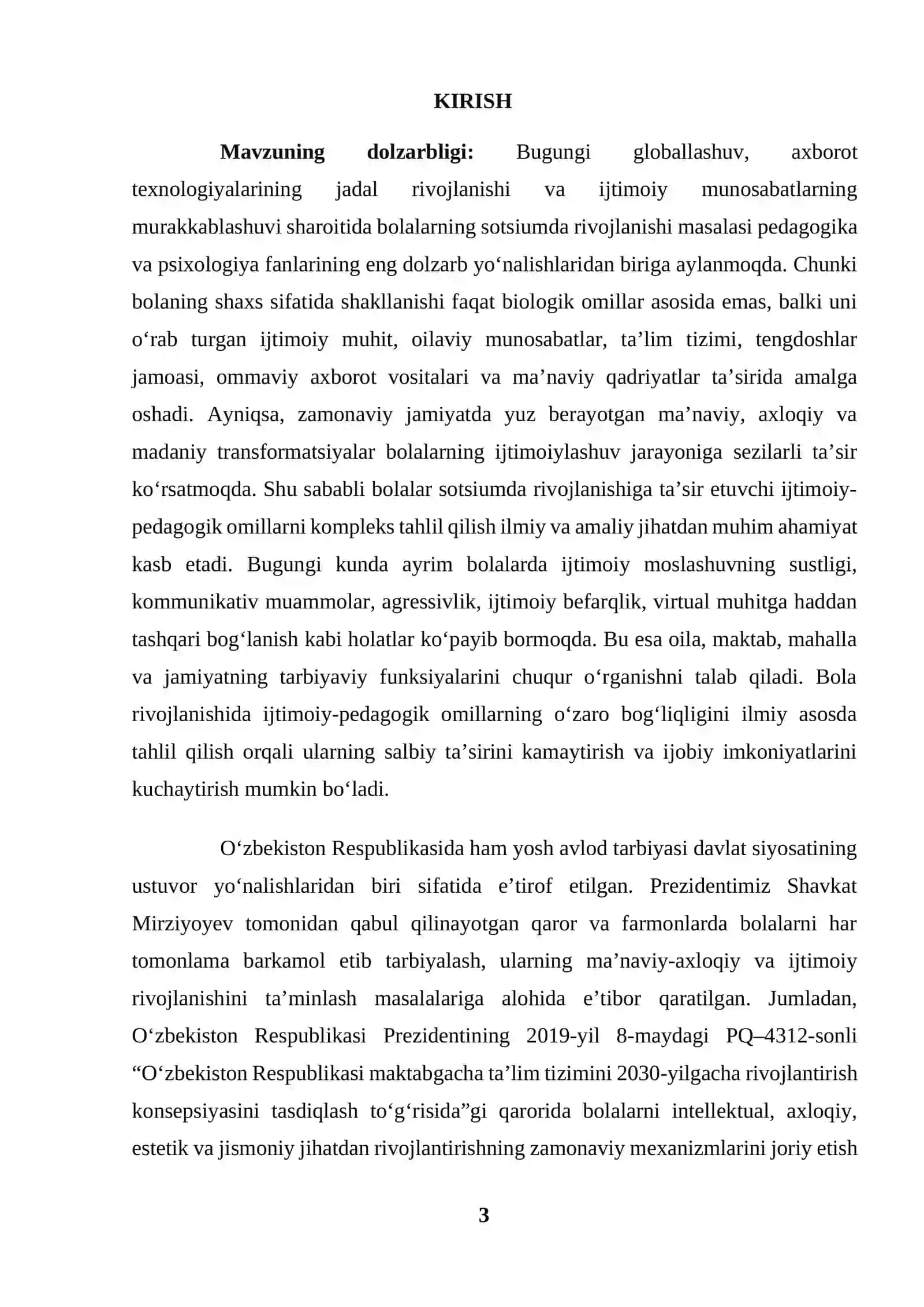 Bolalar sotsiumda rivojlanishiga ta'sir etuvchi ijtimoiy-pedagogik omillarning kompleks tahlili 3