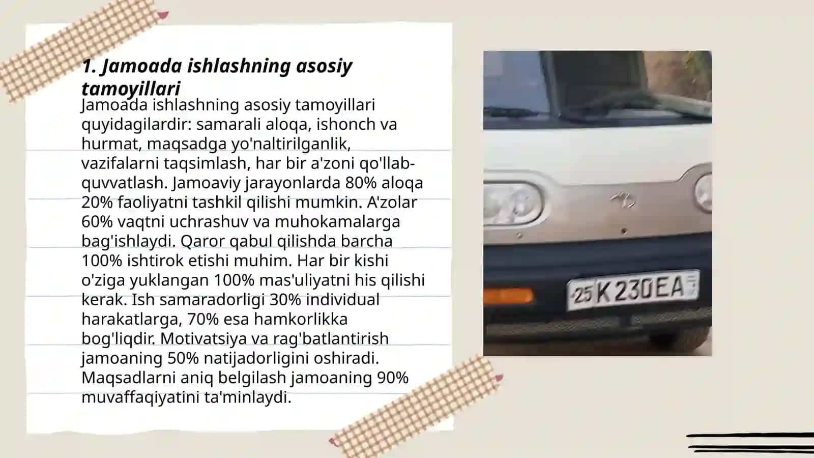 Jamoada ishlash 3
