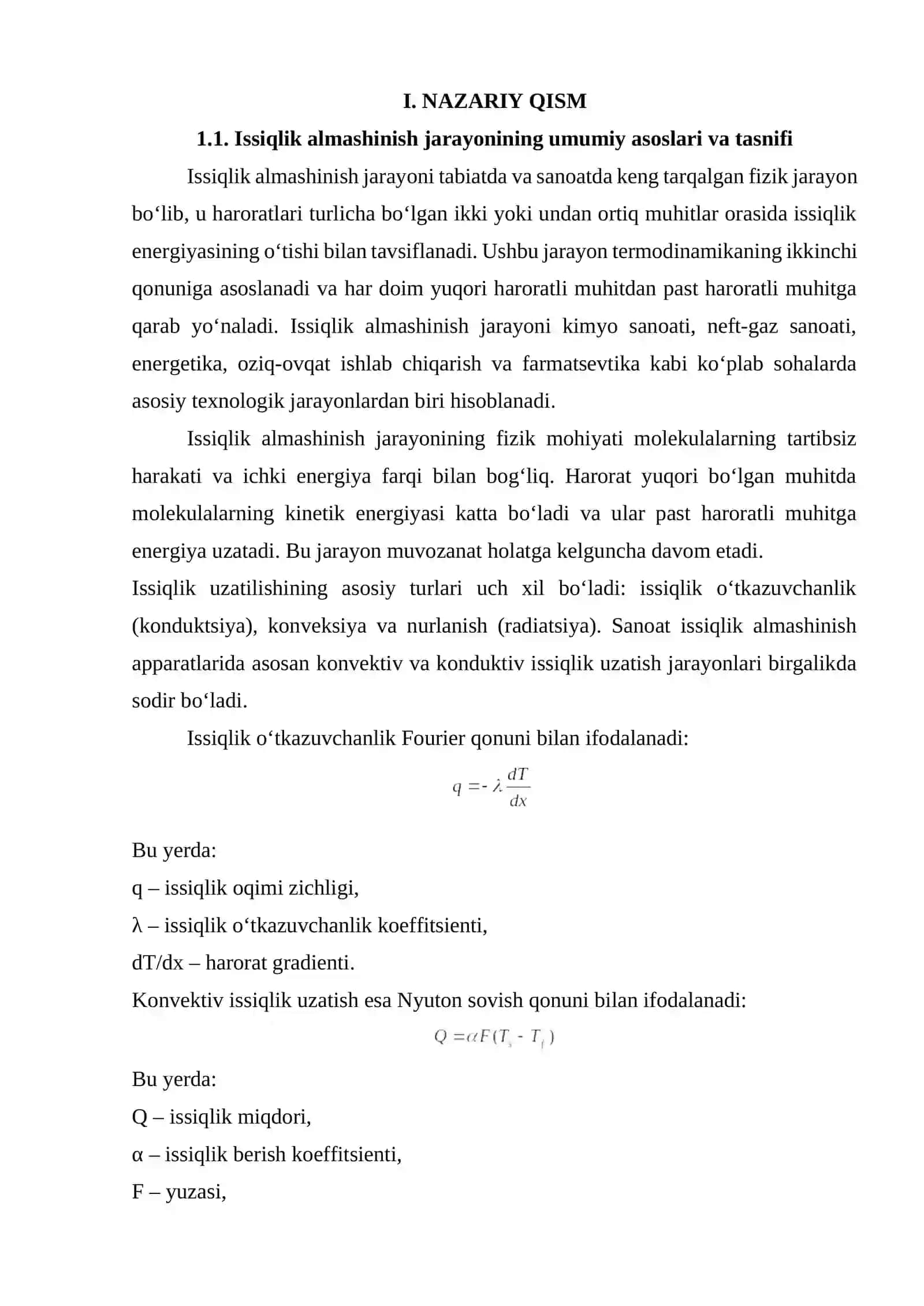 Karbamid eritmasini sovitish uchun plastinali issiqlik almashinish apparati. G = 16 t/sutka 3