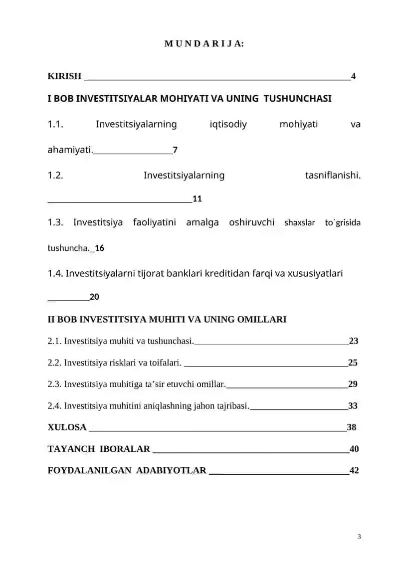 INVESTITSIYANING MOHIYATI MANBALARI VA SHAKLLARI 3