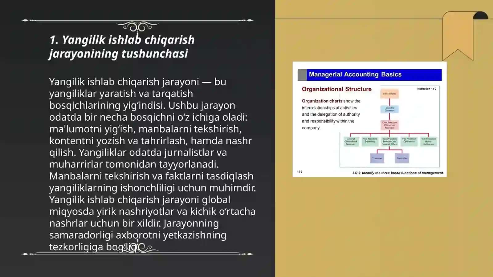 Korxonalarda yangilik ishlab chiqarishning tashkiliy texnologik tayyorlash asoslari 3