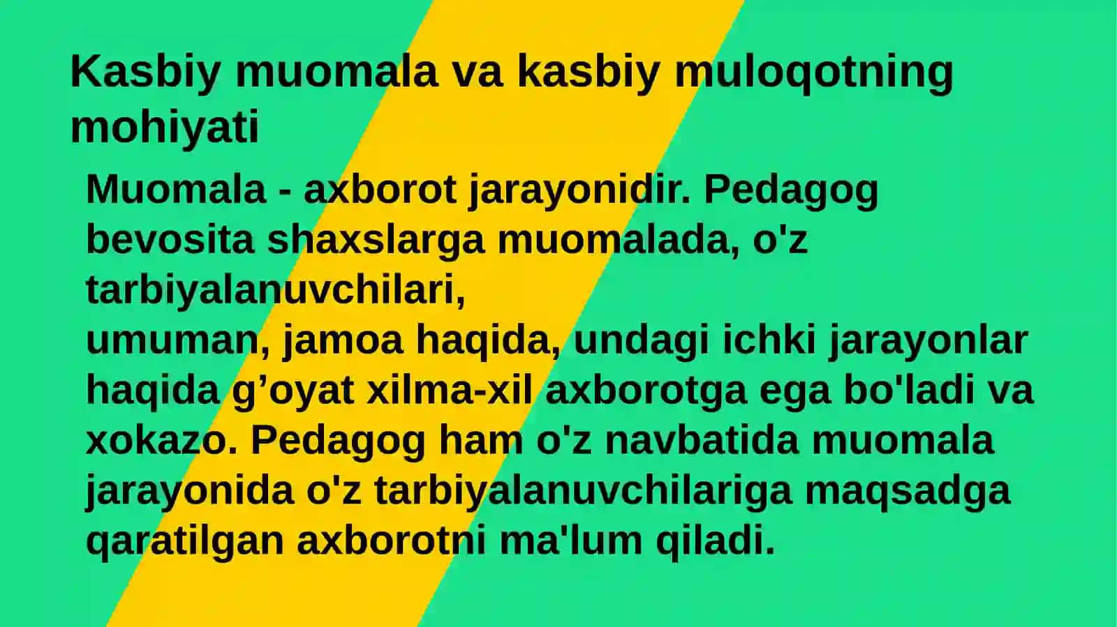 MULOQOT VA KASBIY FAOLIYAT. 3