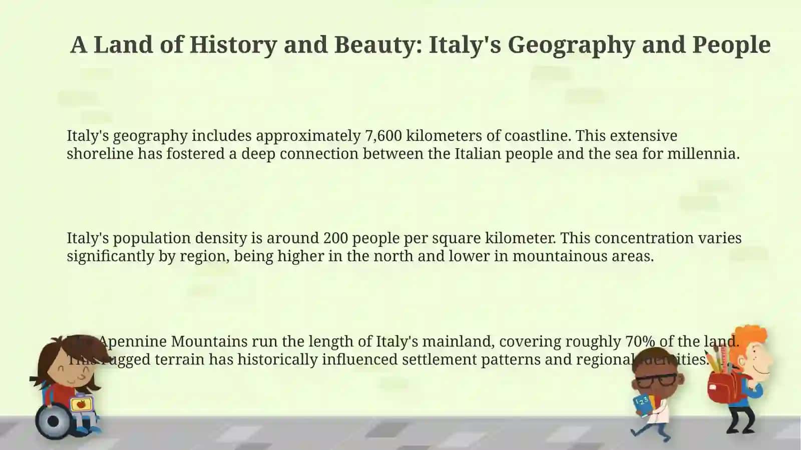 Italy's Geography and People 3