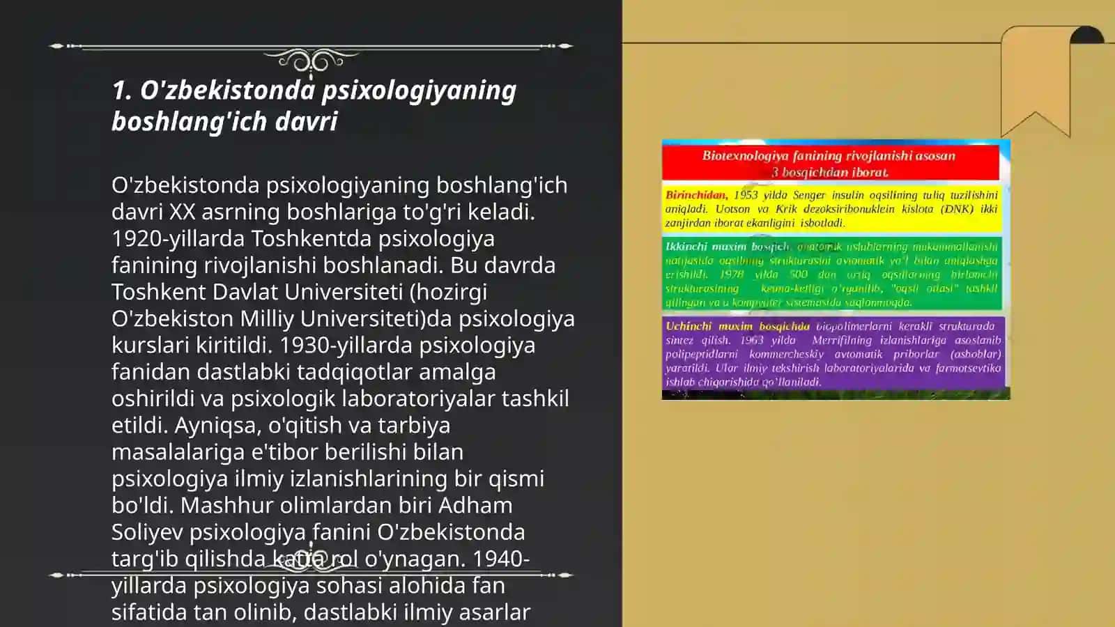 O'zbekistonda psixologiya fanining rivojlanish tarixi 3