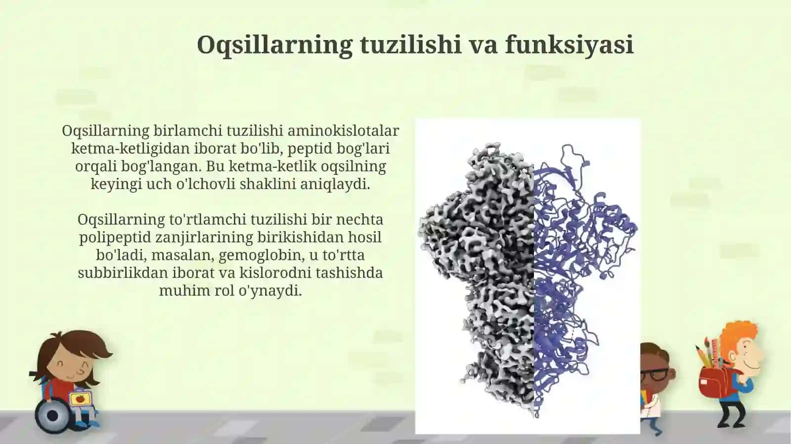 Oqsillarning biokimyoviy oʻzgarishi 3