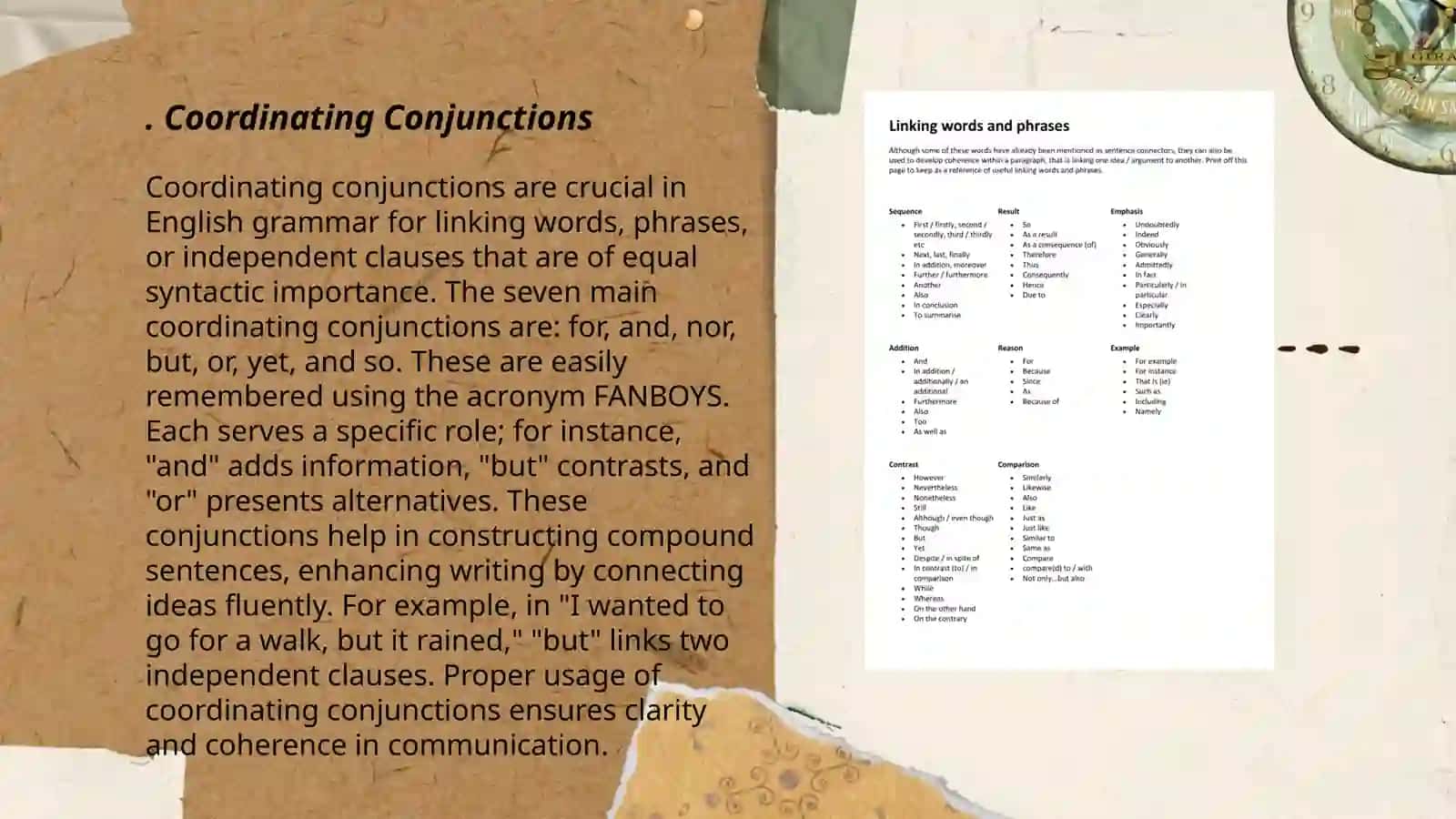 Linking words 3