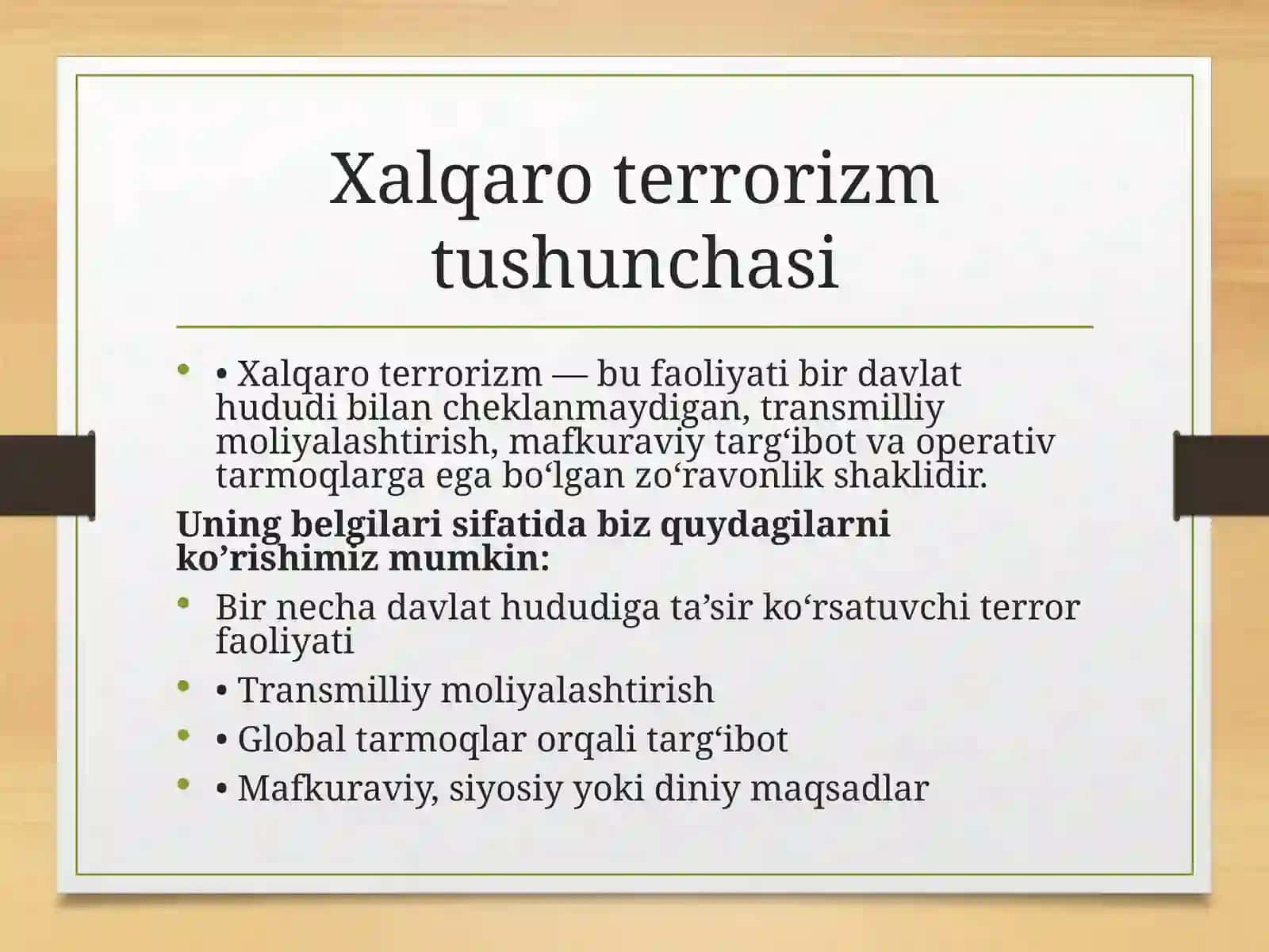 XALQARO TERRORIZM VA EKSTREMIZMREGIONALISTIKASI 3