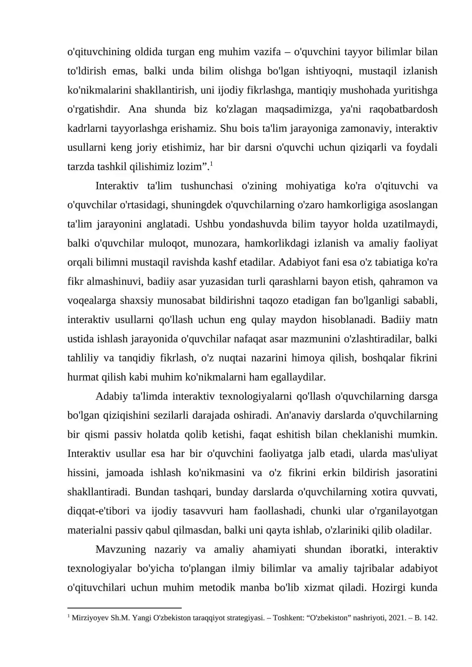 Adabiy ta'limda interaktiv texnologiyalarning nazariy asoslari ma'lumotlari 3