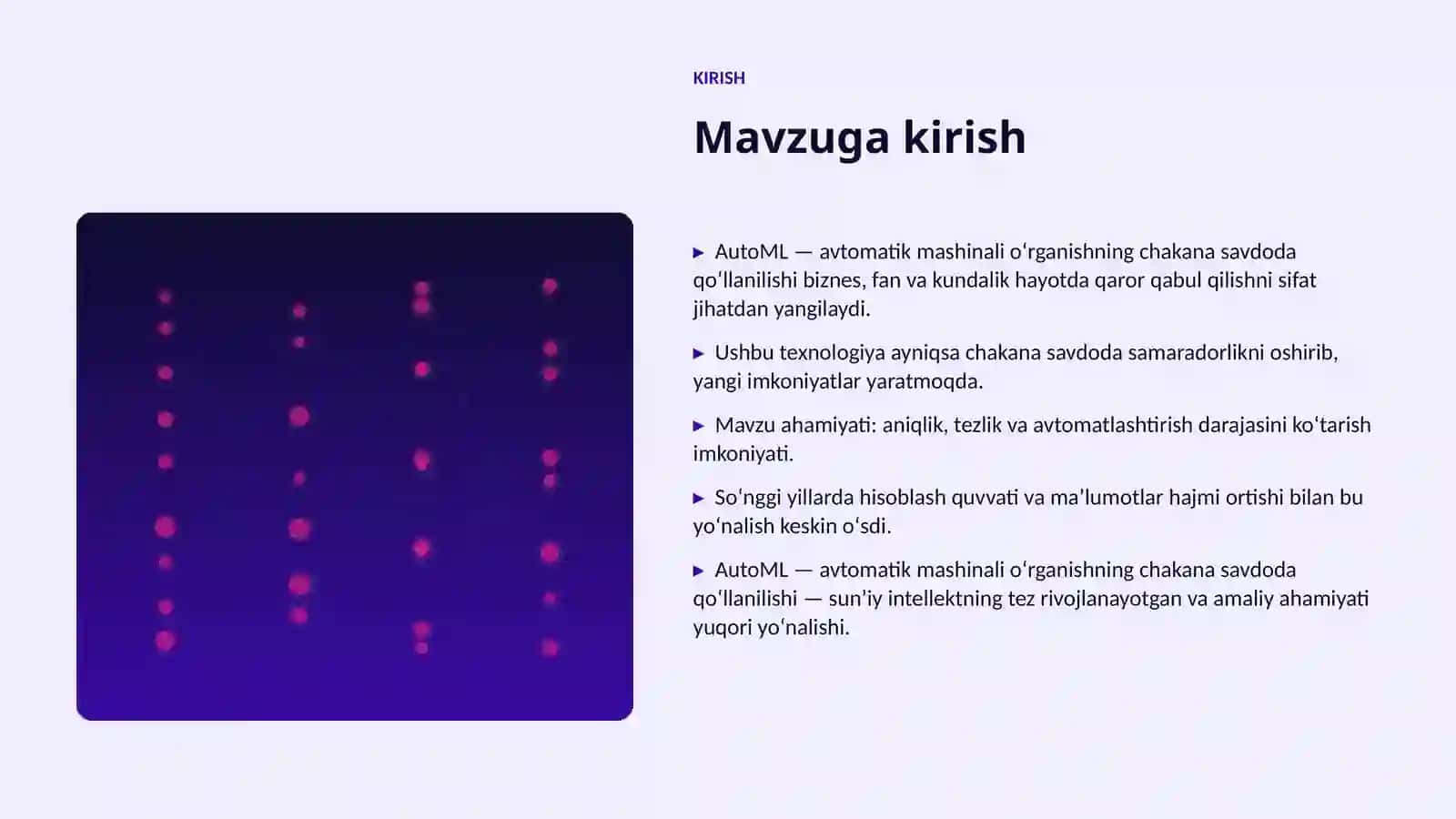 SUNʼIY INTELLEKT • PROFESSIONAL TAQDIMOT 3