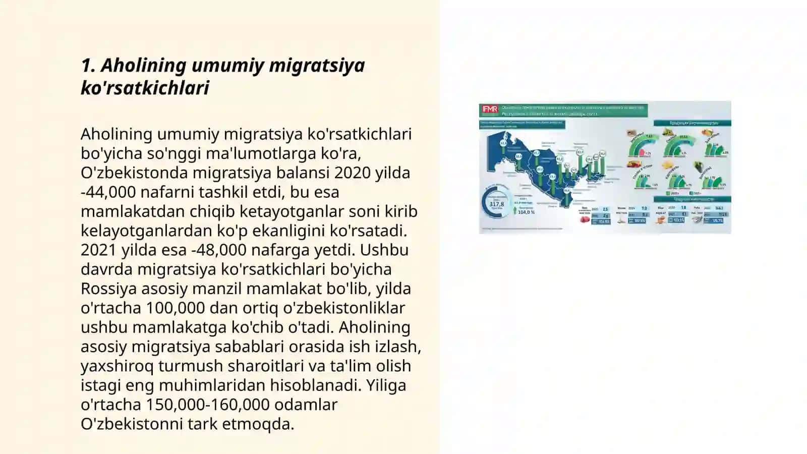 Aholi migratsiyasining absolyut va nisbiy ko’rsatkichlari 3