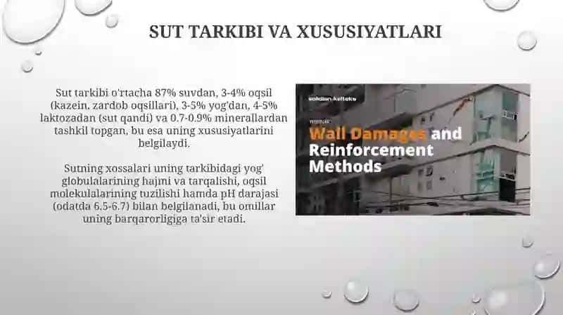 Sut va sut mahsulotlari texnologiyasi 3