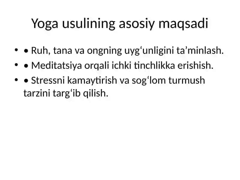 Yoga usuli 3