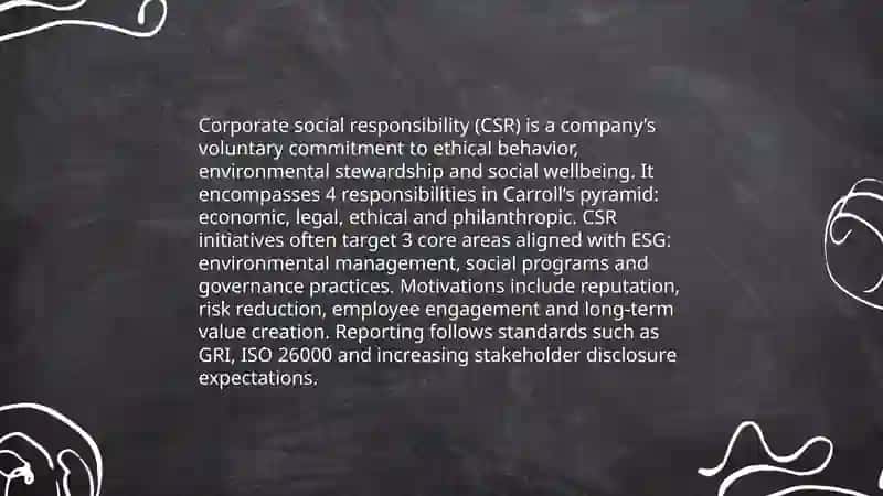 Corporate Social Responsibility (CSR) 3