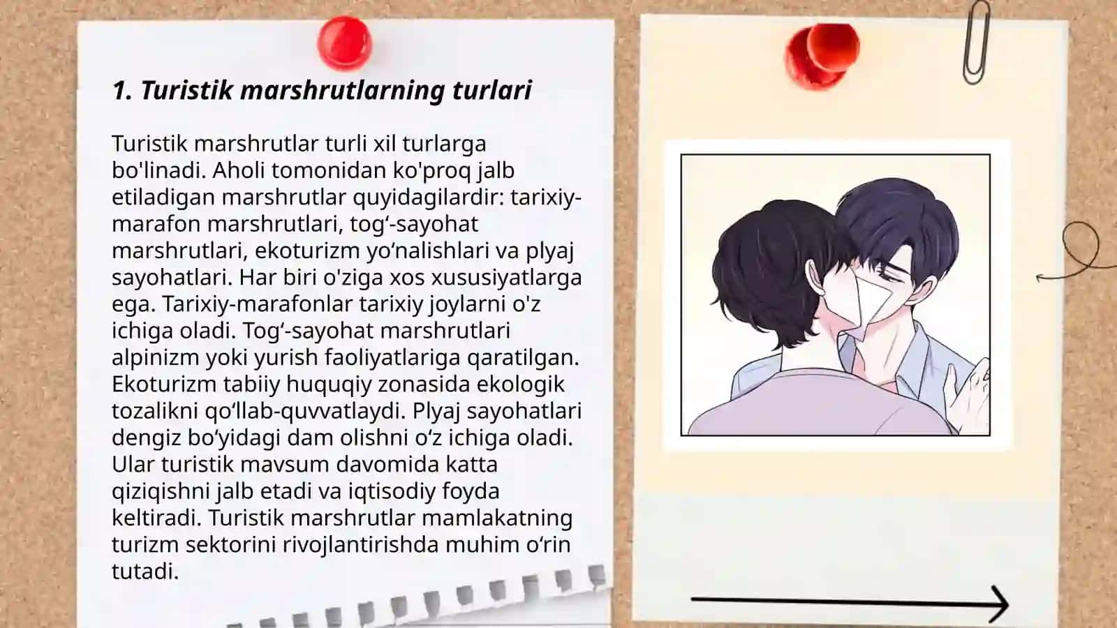 Turistik marshrutlarning tasnifi va turistik marshrutda xizmatlar ko‘rsatishni tashkil etish 3