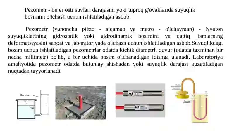 Issiqlik tarmoqlarining pazometrik grafigi 3
