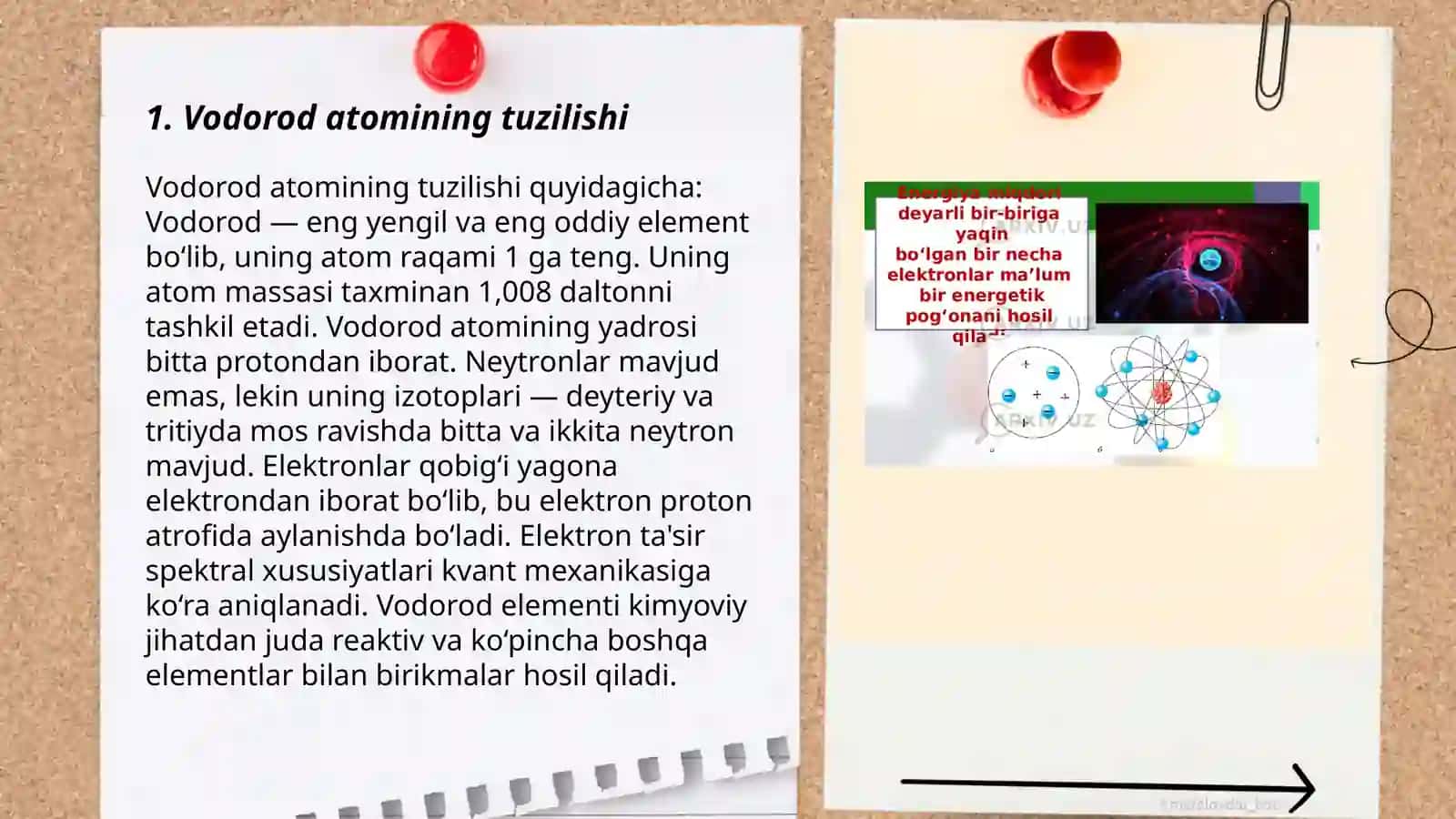 Vadorat atomining tuzilishi 3