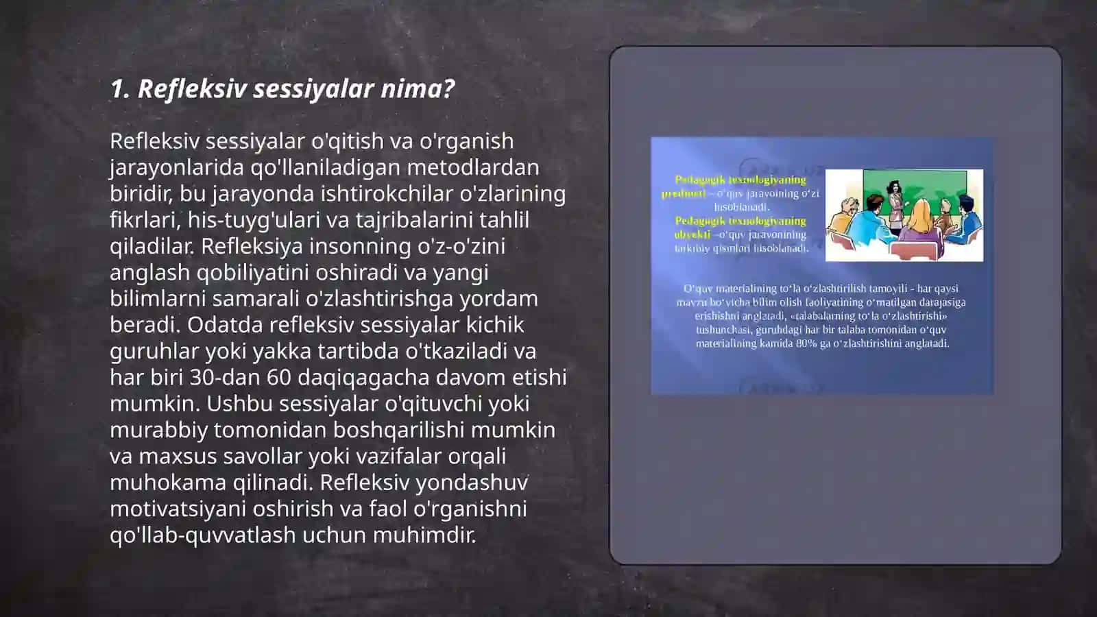 Tyutorlik faoliyatida refleksiv sessiyalar va faol tinglash texnologiyalari 3