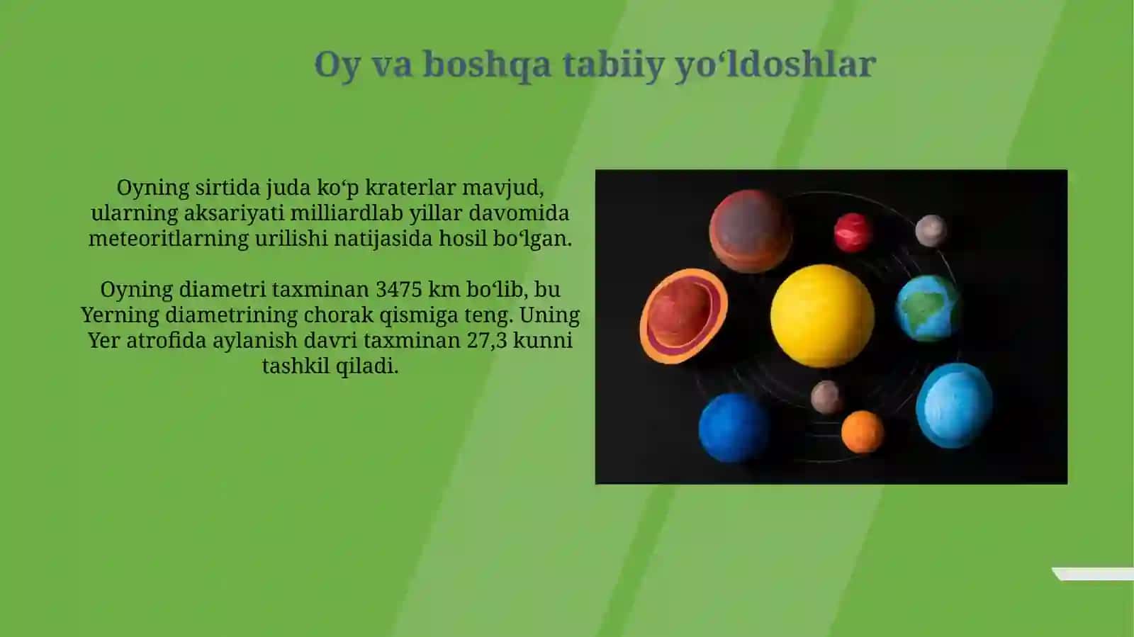 Quyosh sistemasi va sayyoralar 3