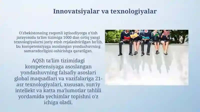 AQSh dars kompetensiyaviy yondashuvning falsafiy asoslari va ularning global maqsadi vazifalari 3