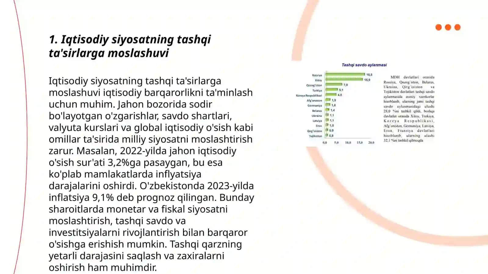 Tashqi ta'sirlarni yumshatish bo'yicha davlat siyosati 3