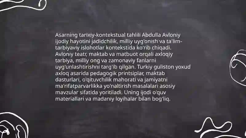 Turkiy guliston yoxud axloq 3