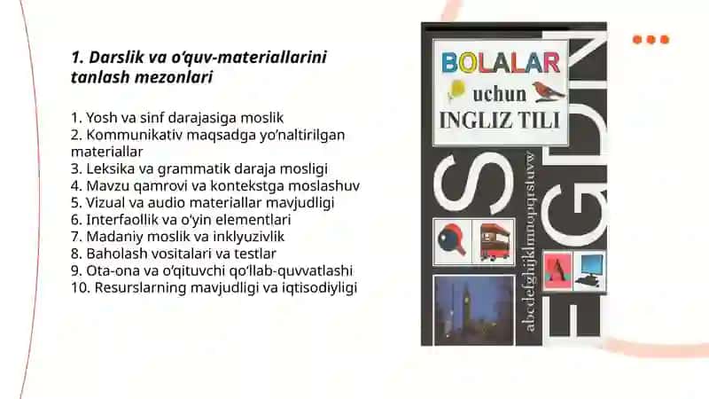 Boshlang‘ich sinflarda ingliz tili o‘qitishga tayyorgarlik ko‘rish 3
