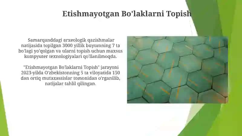 Etishmayotgan Bo'laklarni Topish 3