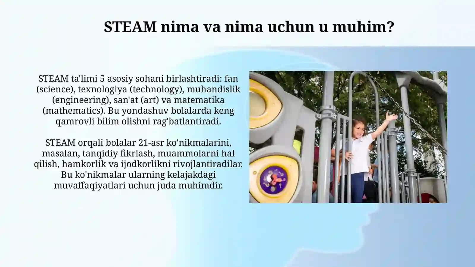 STEAM -maktabgacha taʼlimda eng istiqbolli texnologiya 3