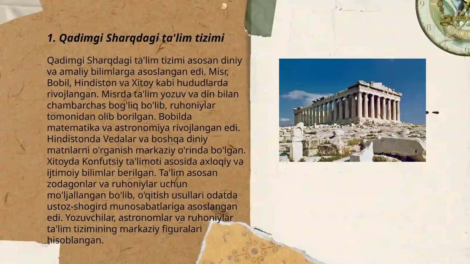 Qadimgi Sharqdagi ta'lim tizimi 3