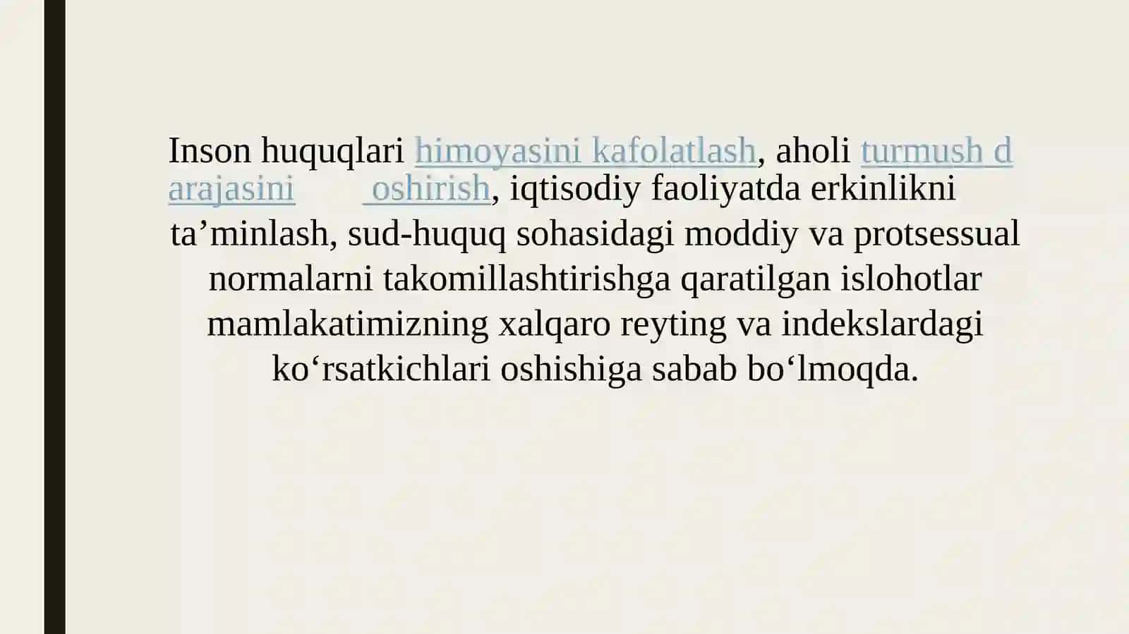Xalqaroreytingda gi ko'rsatgichlarining tarixiy va siyosiy hamiyati 3