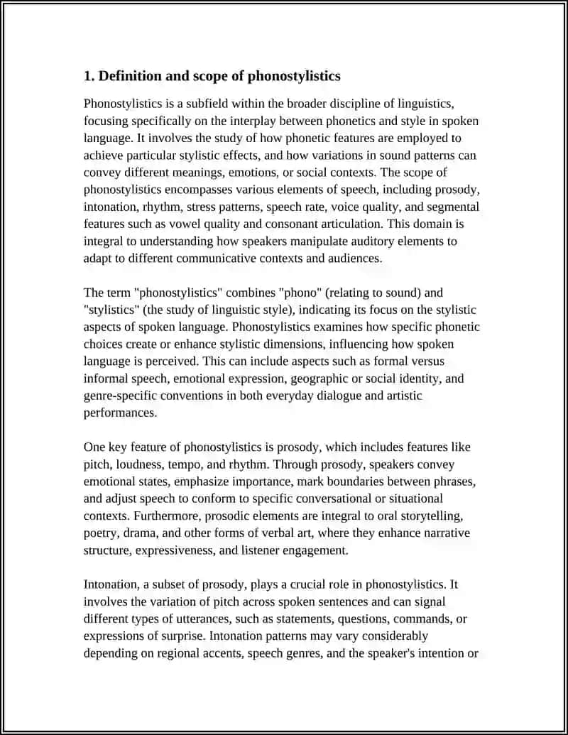 PHONOSTYLISTICS ITS MAIN FEATURES 3