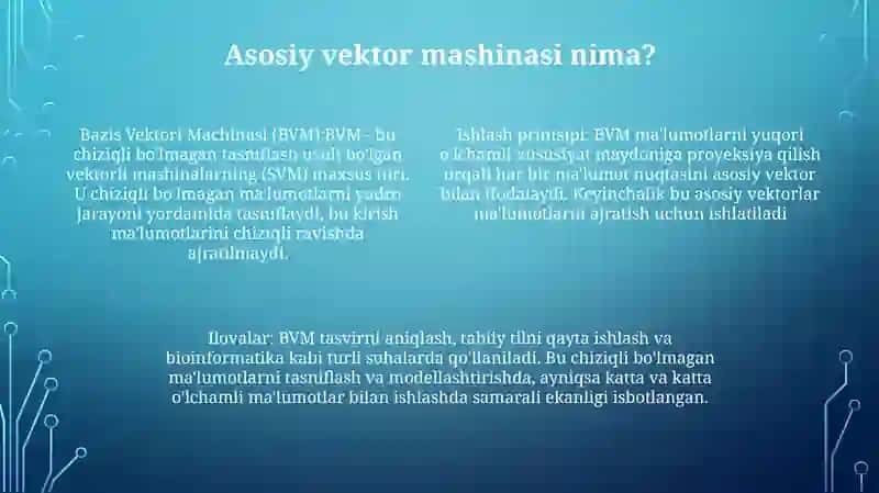 Tayanch Vektorlar Mashinalari 3