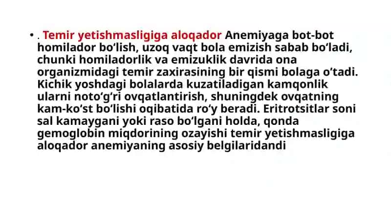 IRSIY ANEMIYALAR 3