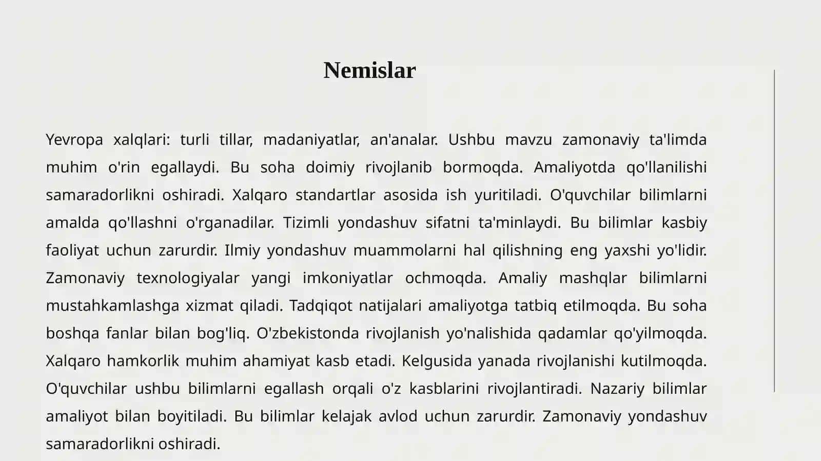 YEVROPA XALQLARI 3