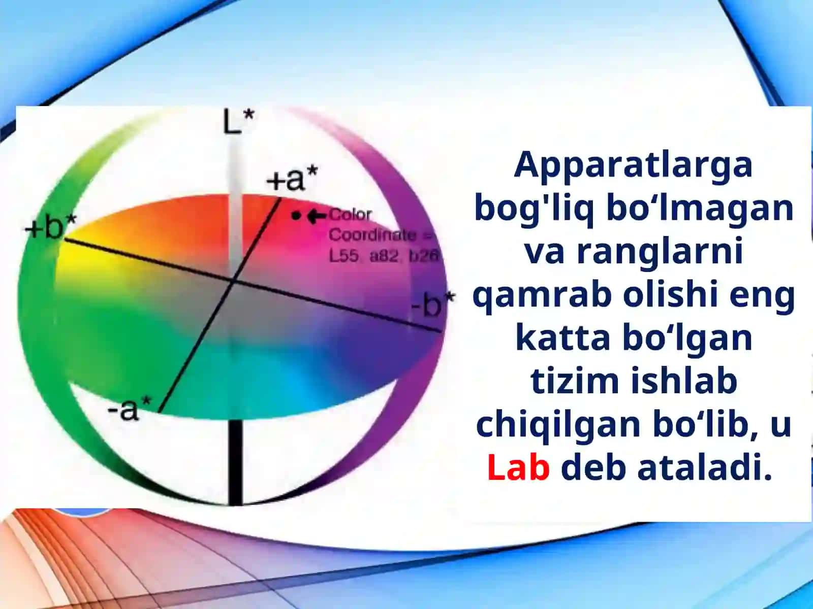 11-sinf Informatika Photoshopda ranglar bilan ishlash 3