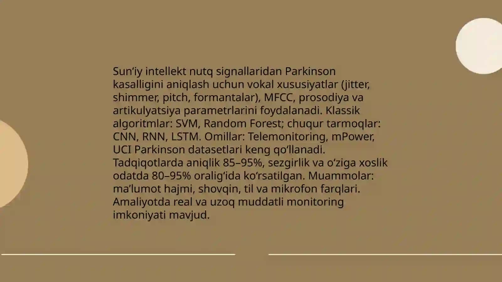 Sun’iy intellekt asosida diagnostika va nutq texnologiyalari 3