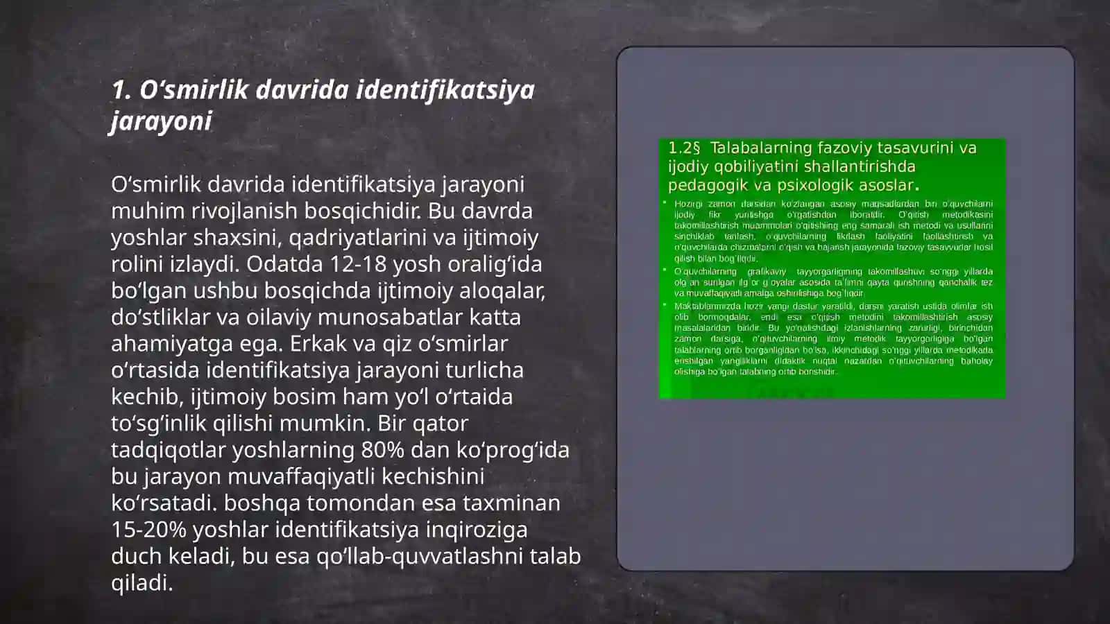 Oʻsmirlik davrida psixik rivojlanishning xususiyatlari 3