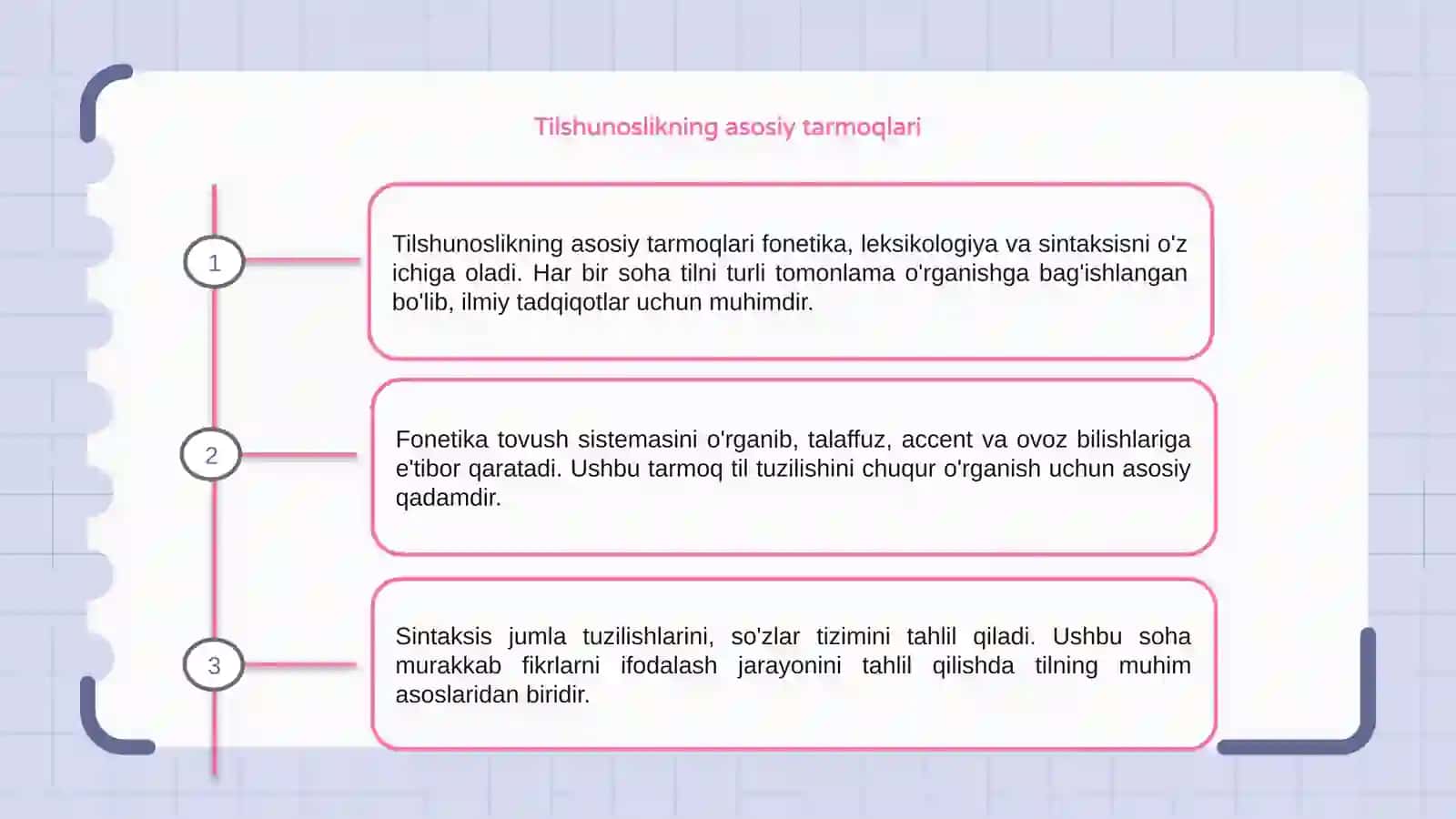 Tilshunoslikning asosiy tarmoqlari 3
