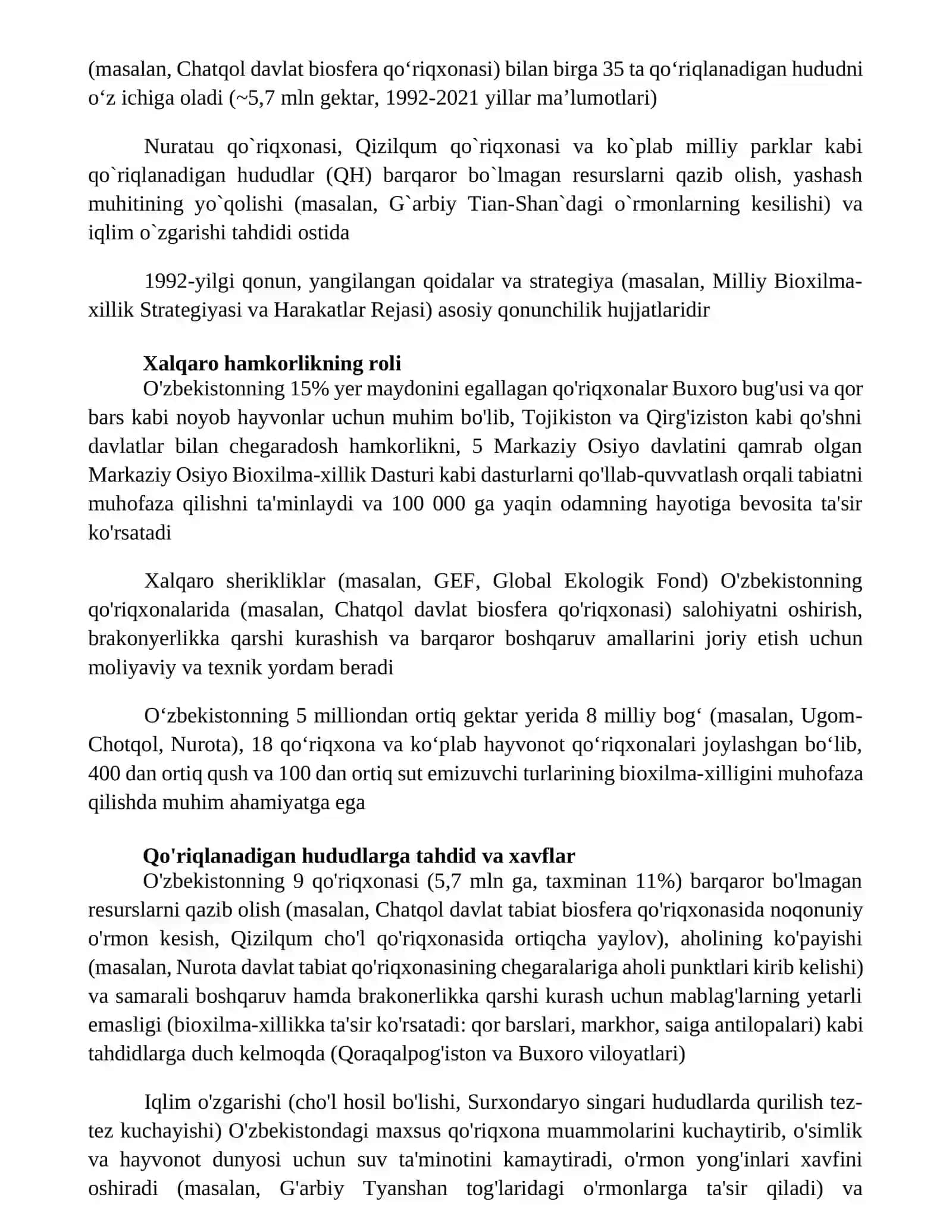 O‘zbekiston Respublikasidagi muhofaza etiladigan tabiiy hududlar 3
