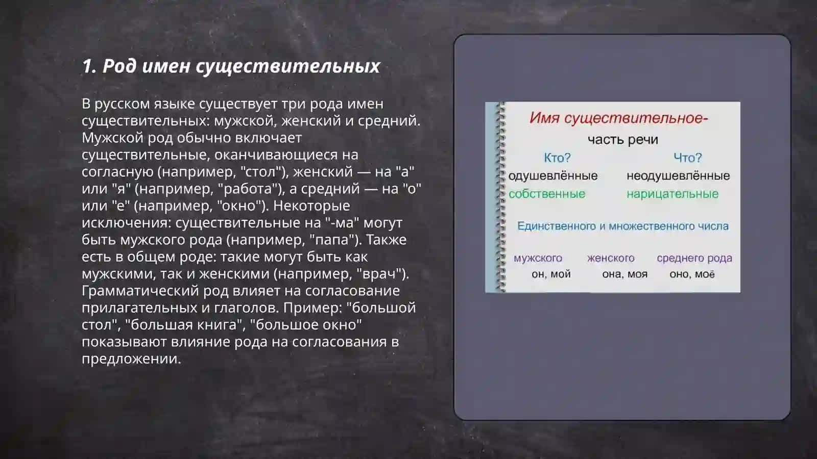 Имя существительное 3