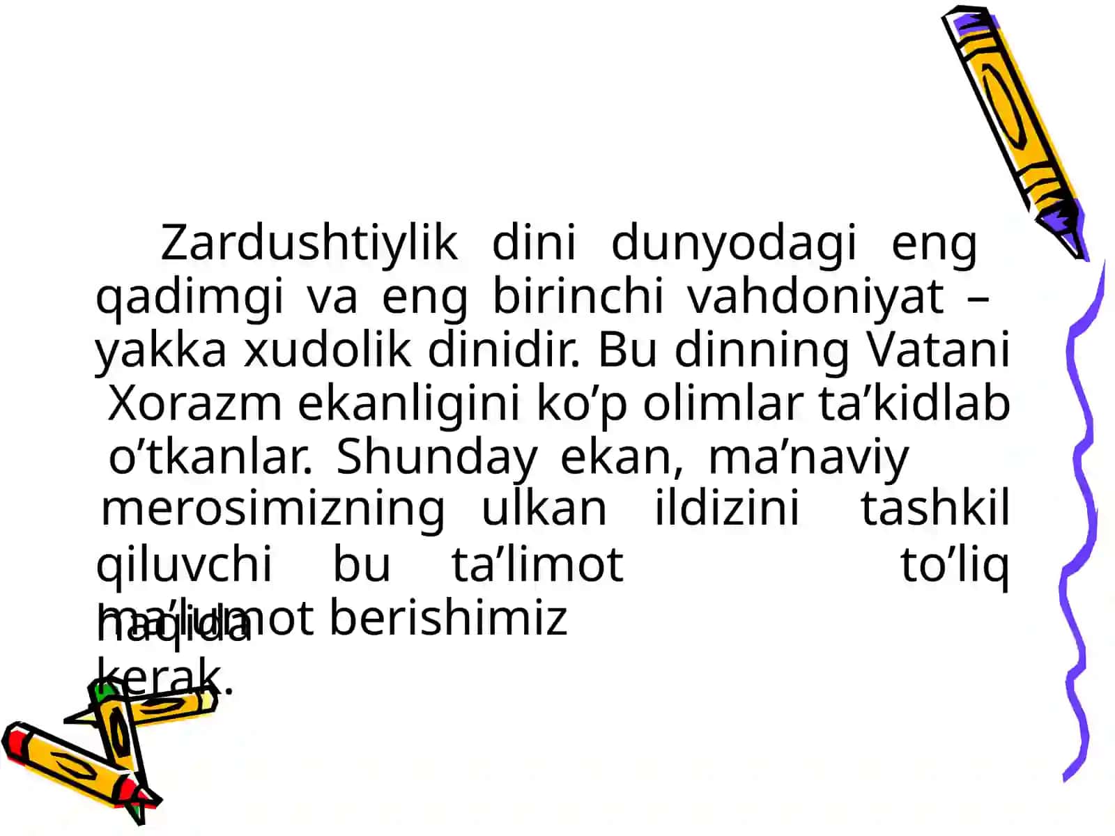Zardushtiylikning teologik tizimi vadiniy marosimlari 3