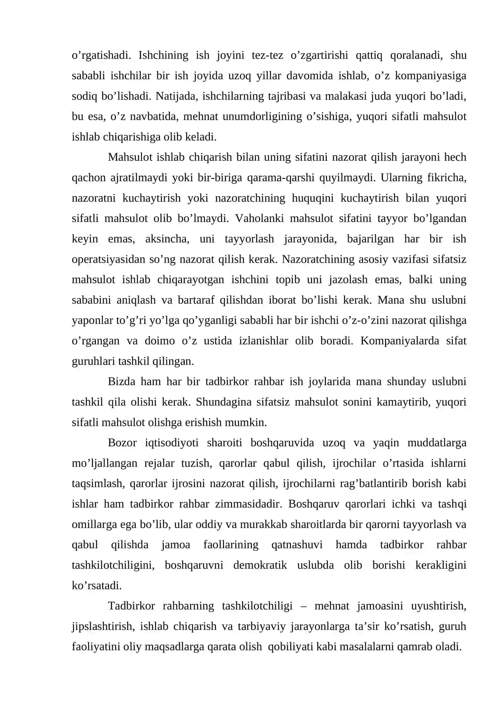 Kichik biznes va tadbirkorlik faoliyatini boshqarish psixologiyasi 3